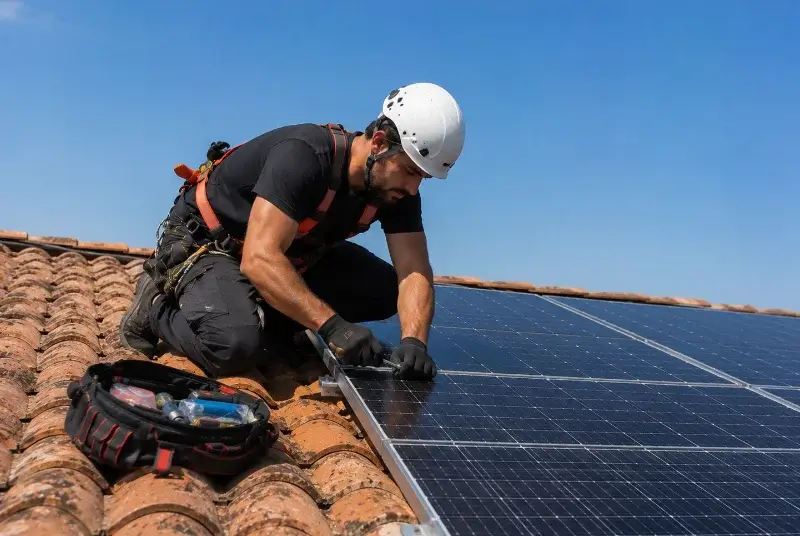 Maintenance et monitoring de panneaux solaires à Corme-Écluse