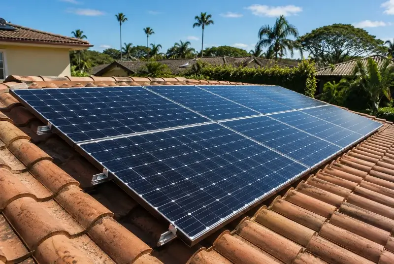 Installation de panneaux solaires à Corme-Écluse